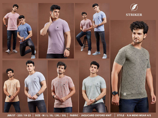 Jbr/St 235 Striker Knit Mens Tshirts Wholesale Rate