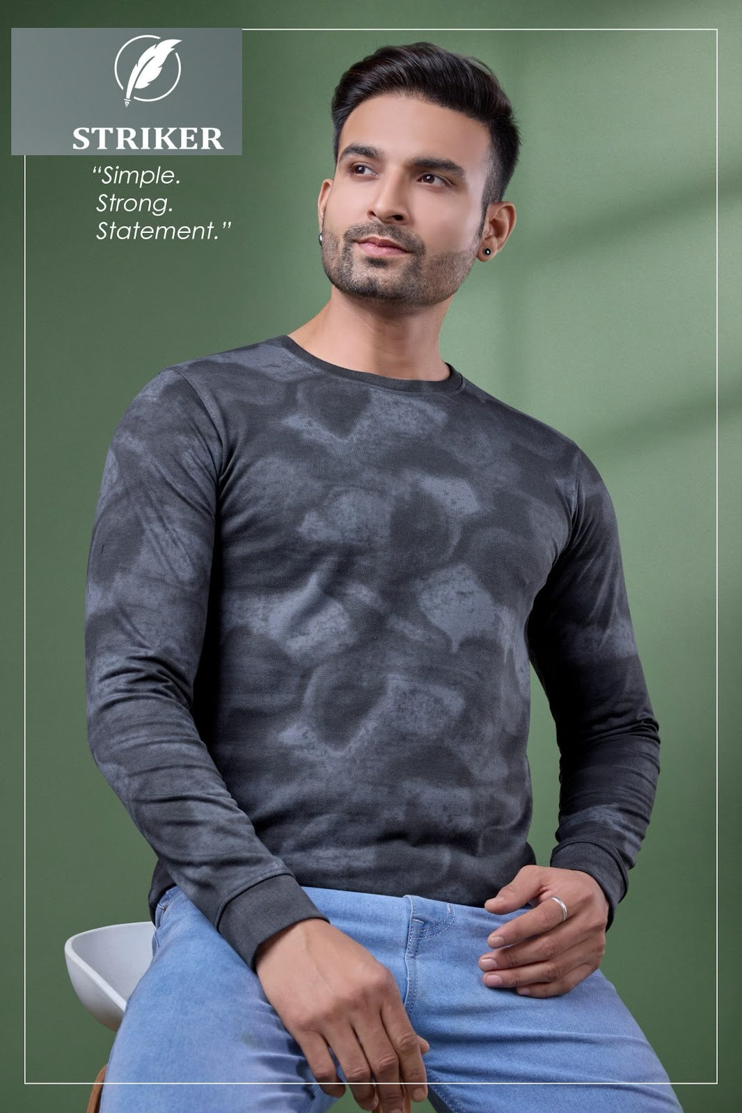 Jbr St - 298-18-21 Striker Imported Mens Tshirts Manufacturer India