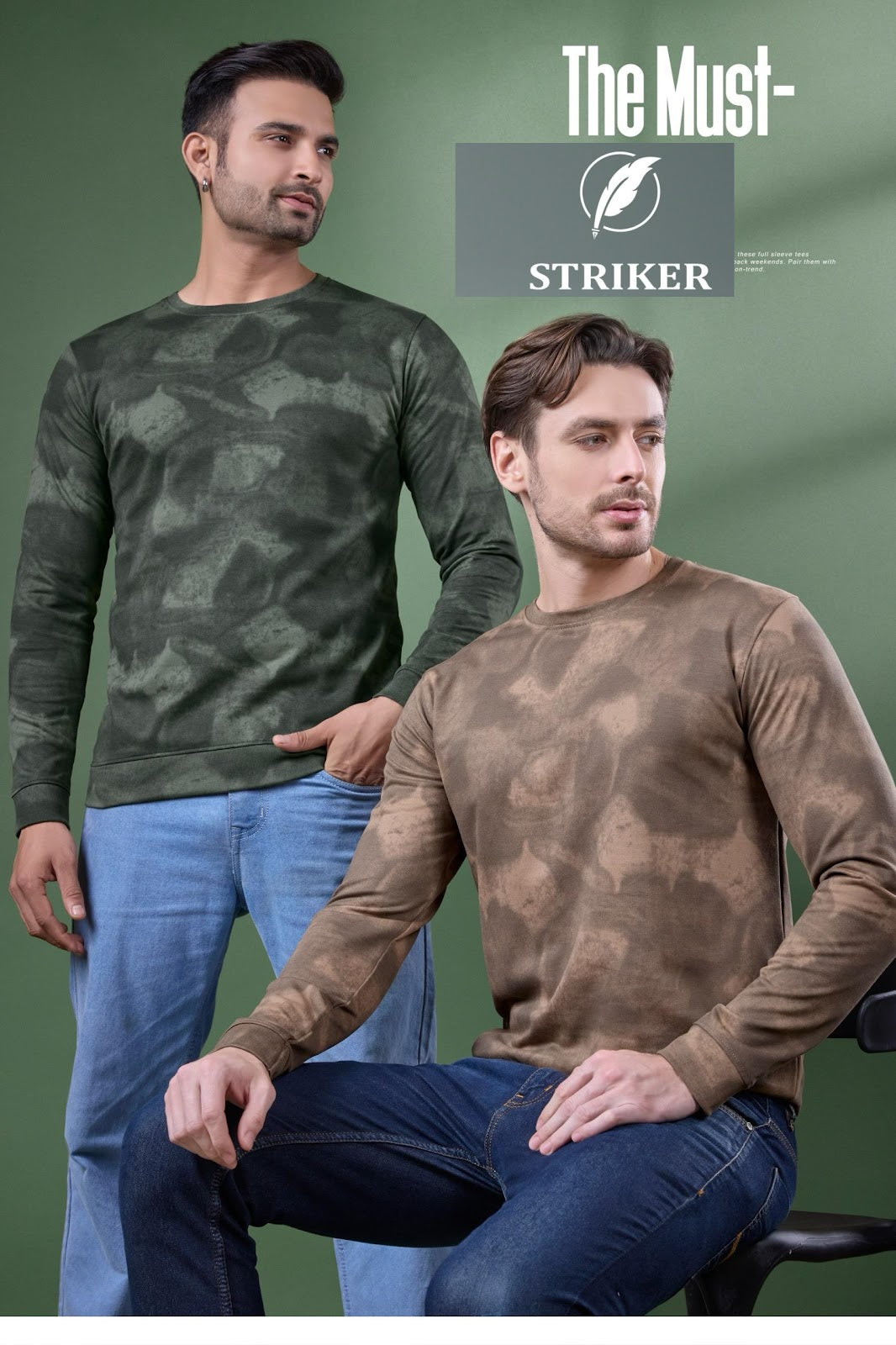 Jbr St - 298-18-21 Striker Imported Mens Tshirts Manufacturer India
