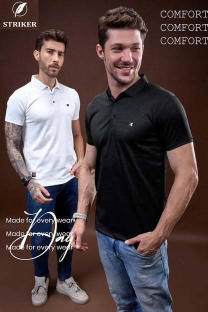 Jbr St 302 Striker Jacquard Knit Mens Tshirts Manufacturer Gujarat