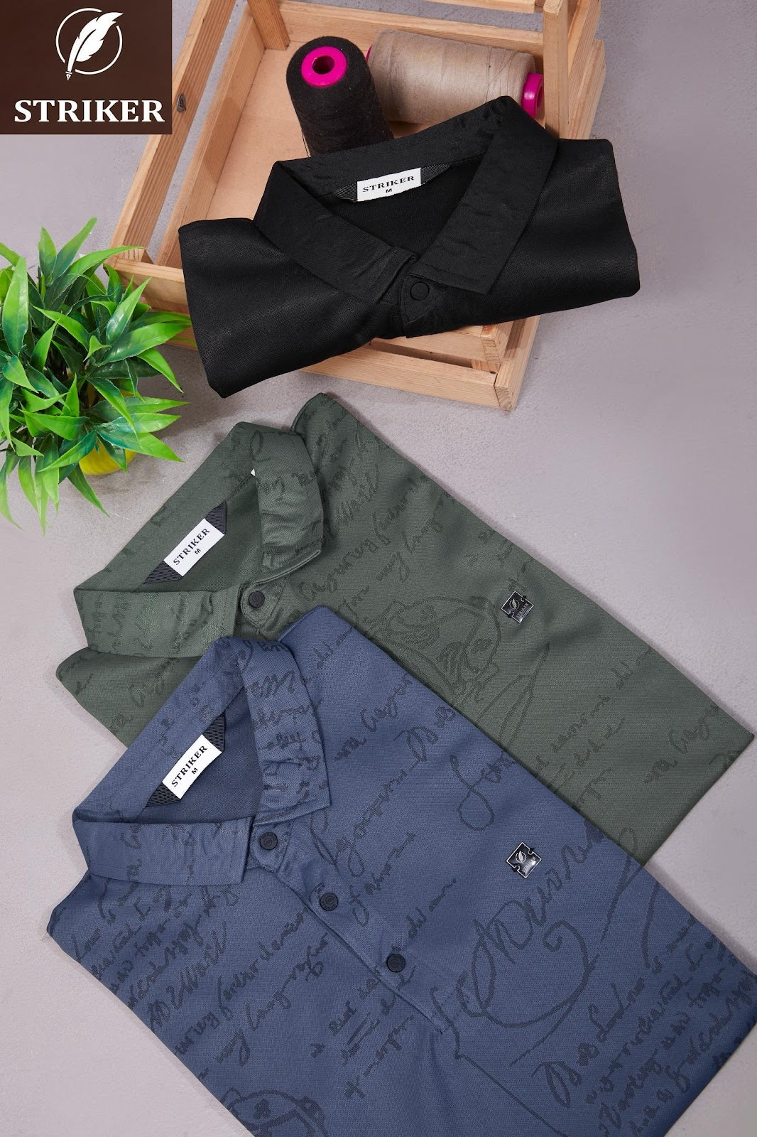 Jbr St 302 Striker Jacquard Knit Mens Tshirts Manufacturer Gujarat