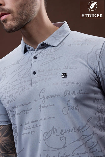 Jbr St 302 Striker Jacquard Knit Mens Tshirts Manufacturer Gujarat