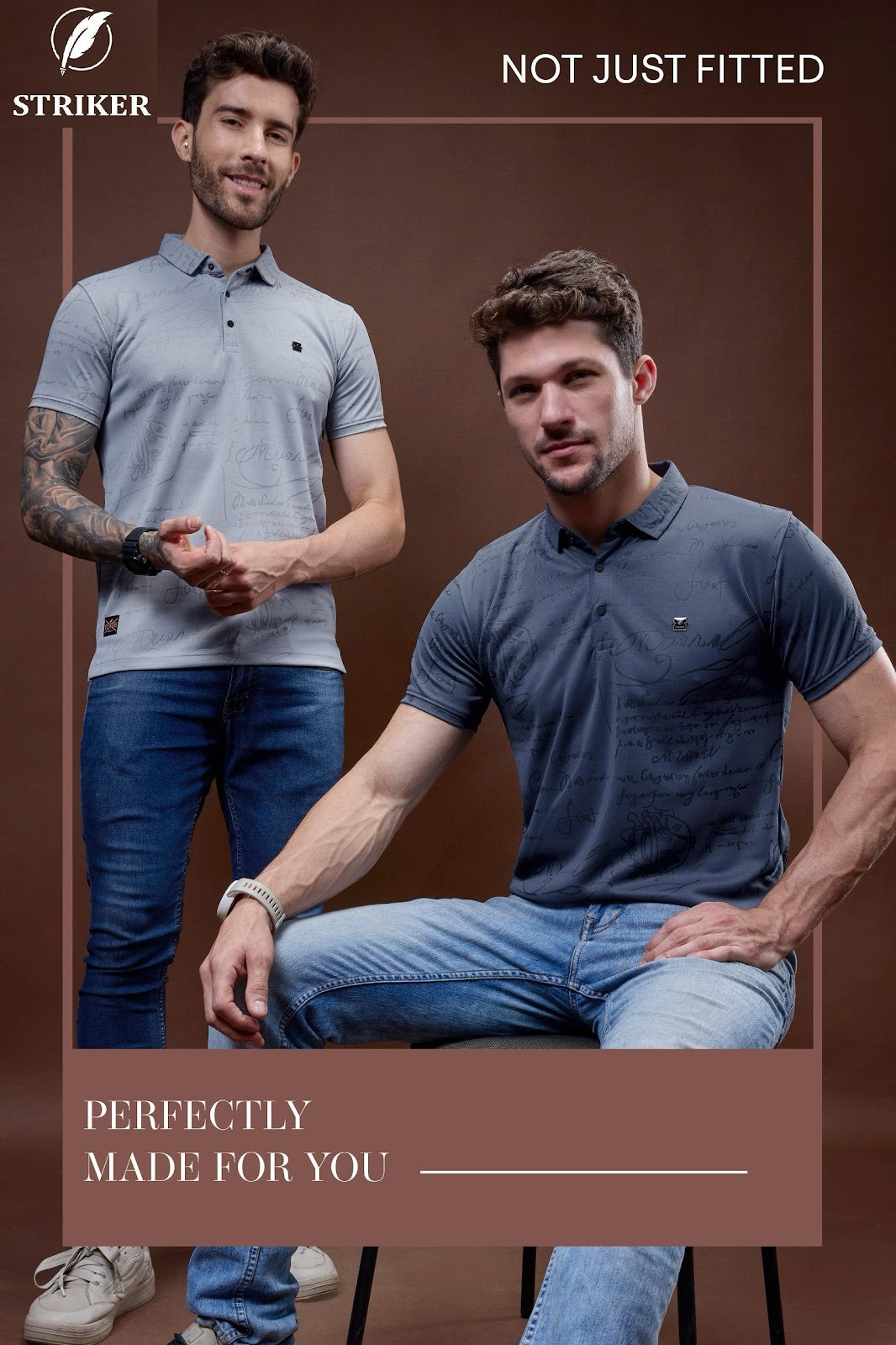 Jbr St 302 Striker Jacquard Knit Mens Tshirts Manufacturer Gujarat