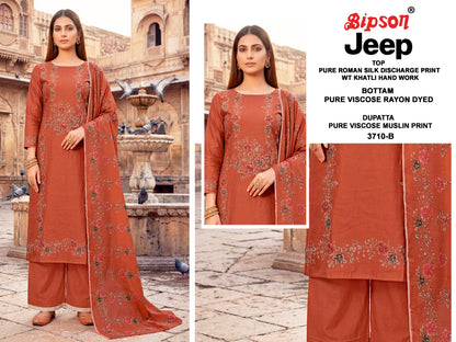 Jeep Wranglar 3710 Bipson Prints Roman Silk Pant Style Suits Wholesale