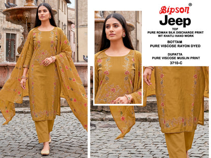 Jeep Wranglar 3710 Bipson Prints Roman Silk Pant Style Suits Wholesale