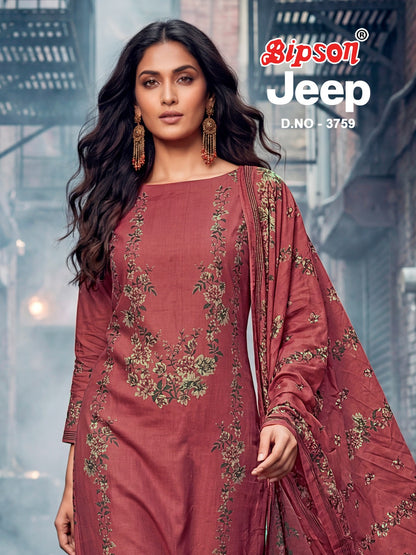 Jeep Wranglar 3759 Bipson Prints Roman Silk Pant Style Suits Supplier India
