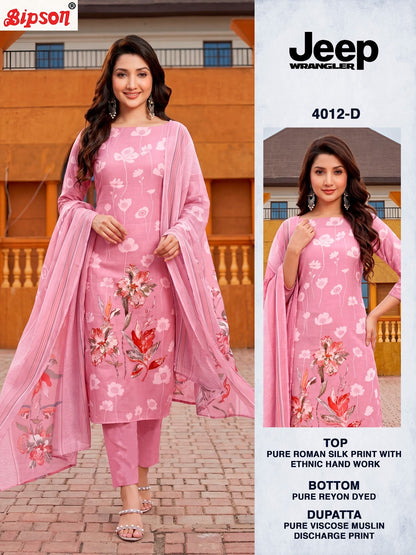 Jeep Wrangler 4012 Bipson Prints Roman Silk Pant Style Suits Supplier India