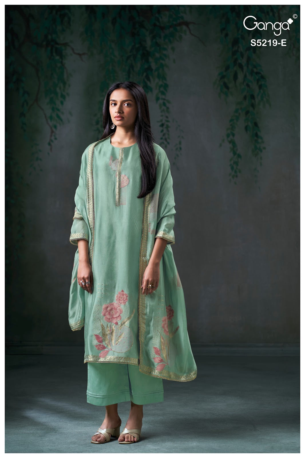 Jeeshka S5219 Ganga Woven Pant Style Suits Supplier Gujarat