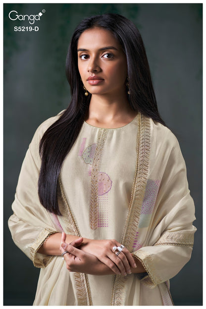 Jeeshka S5219 Ganga Woven Pant Style Suits Supplier Gujarat