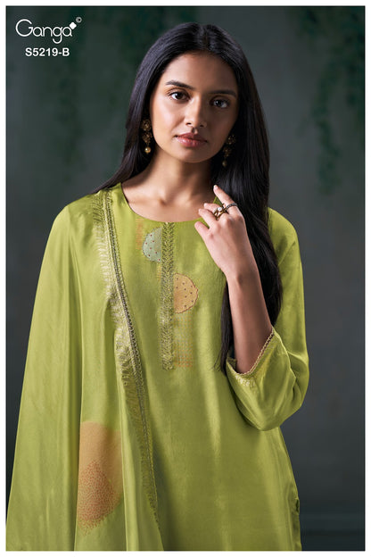 Jeeshka S5219 Ganga Woven Pant Style Suits Supplier Gujarat