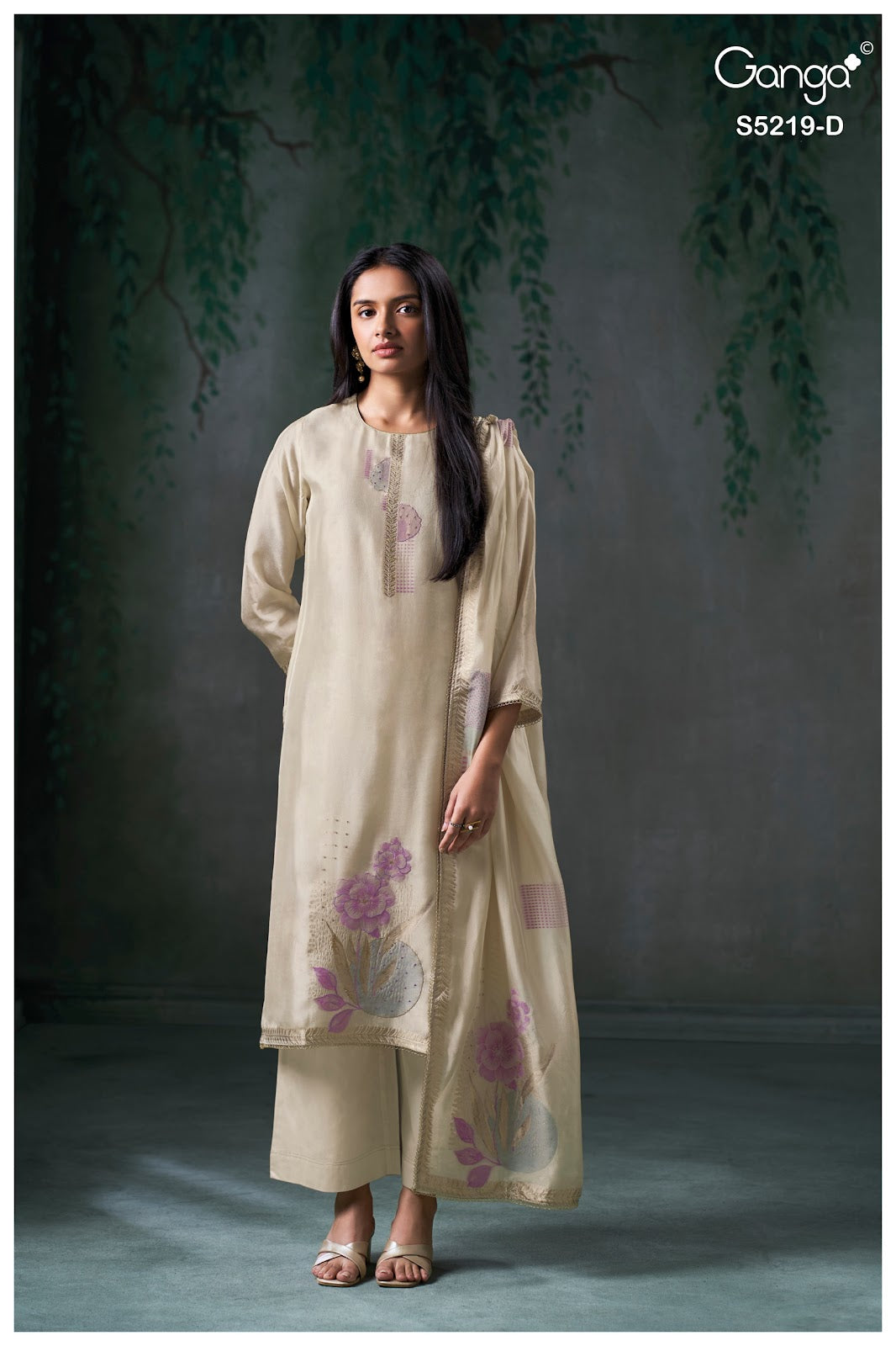 Jeeshka S5219 Ganga Woven Pant Style Suits Supplier Gujarat