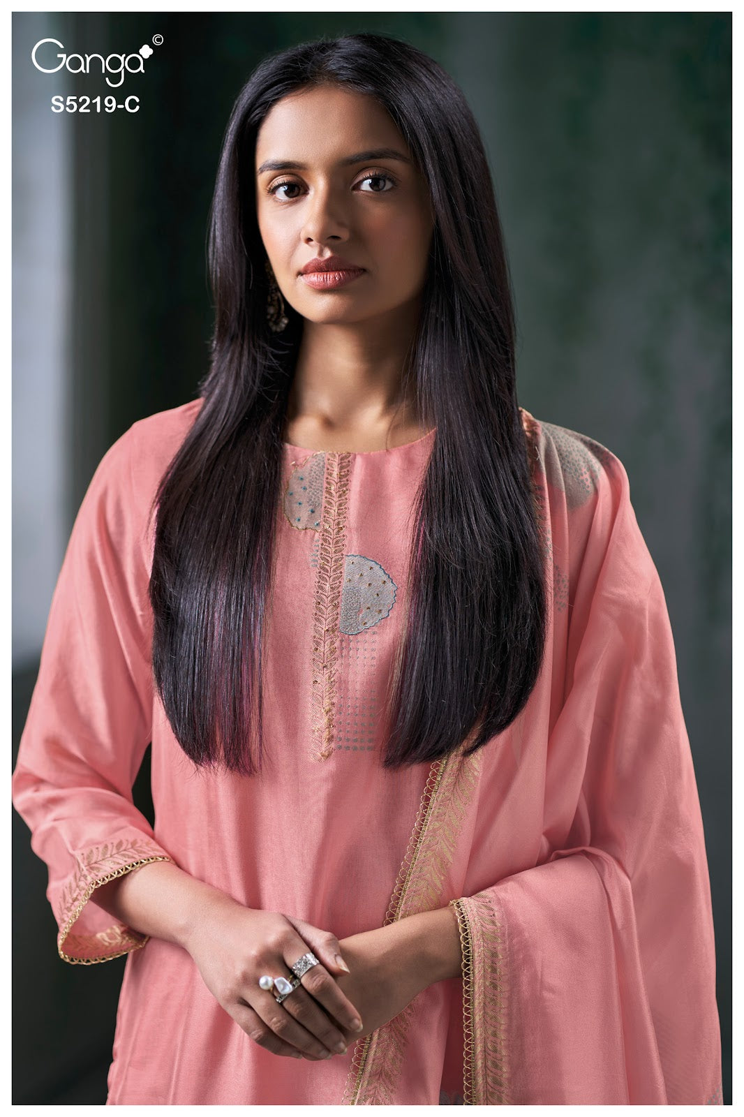 Jeeshka S5219 Ganga Woven Pant Style Suits Supplier Gujarat