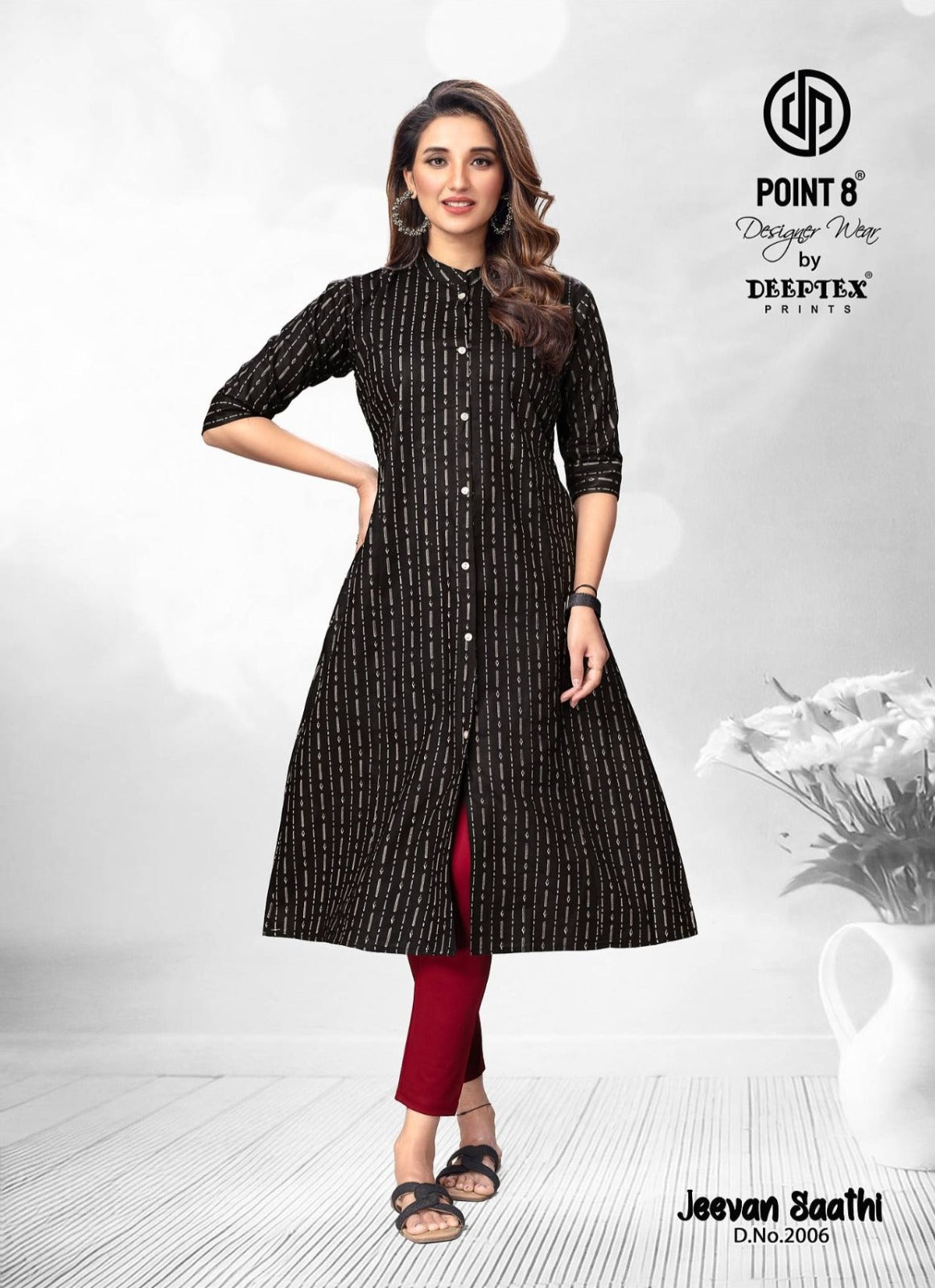 Jeevan Sathi Vol 2 Deeptex Prints Cotton A-Line Kurti Manufacturer India