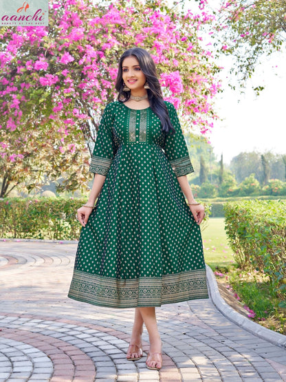 Jeevika 2.0 Aanchi Anarkali Kurtis Wholesaler
