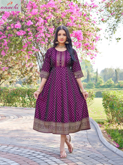 Jeevika 2.0 Aanchi Anarkali Kurtis Wholesaler