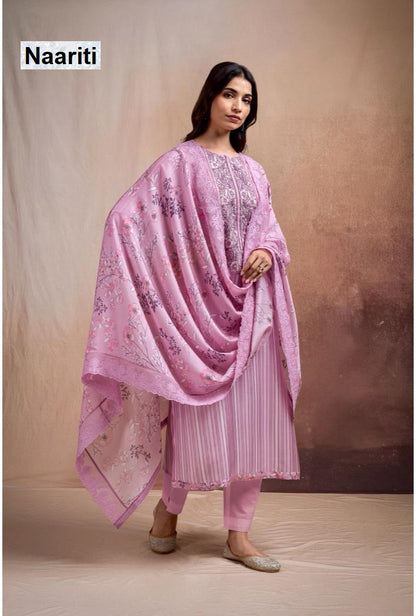 Jeezim 2749 Naariti Muslin Pant Style Suits Exporter Ahmedabad