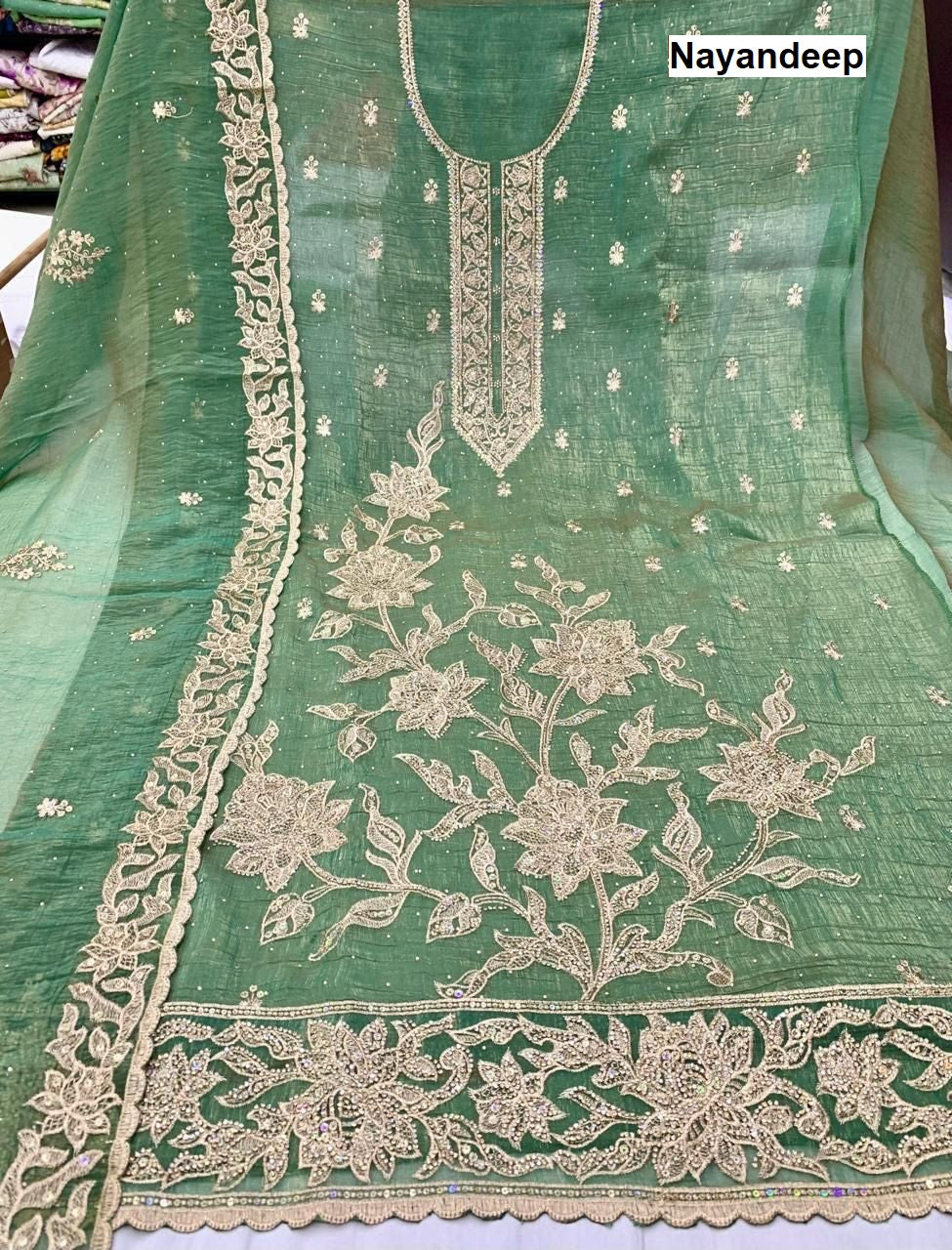 Jemimi Nayandeep Silk Salwar Suits Supplier Gujarat