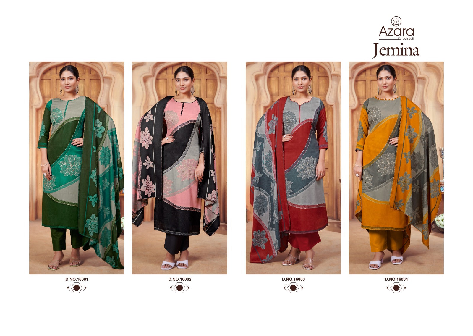 Jemina Radhika Fashion Azara Lawn Cotton Karachi Salwar Suits Manufacturer