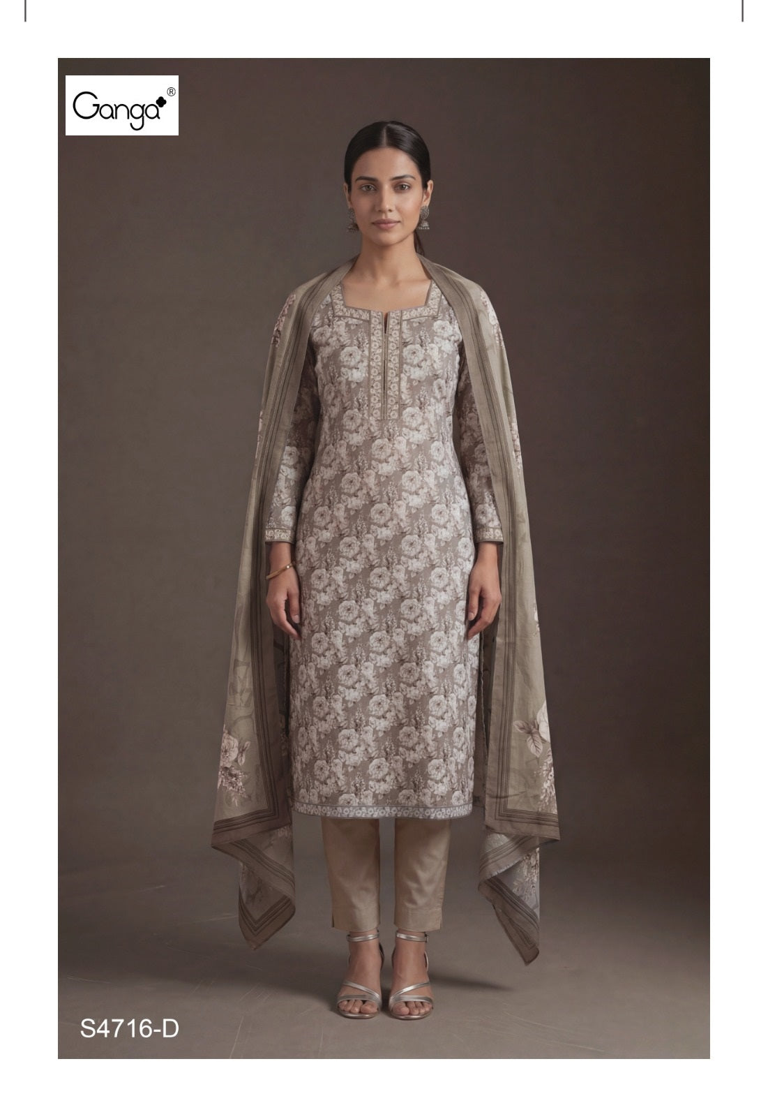 Jemma 4716 Ganga Cotton Pant Style Suits Manufacturer Ahmedabad