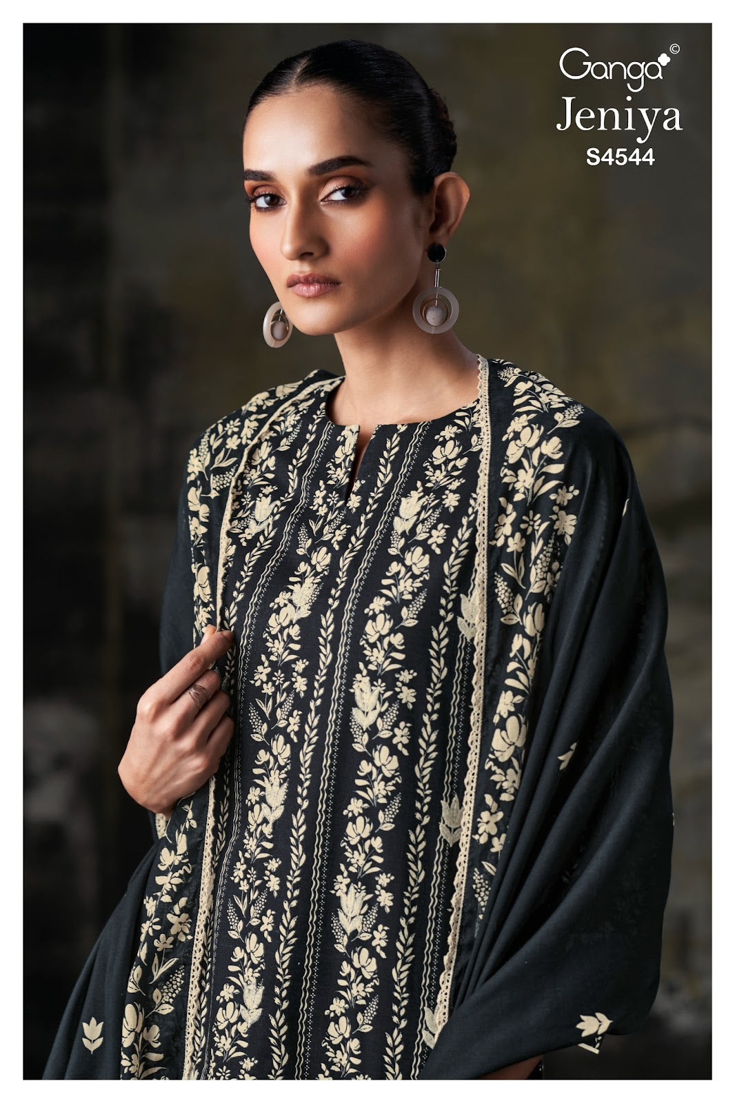 Jeniya 4544 Ganga Cotton Plazzo Style Suits Wholesaler Gujarat