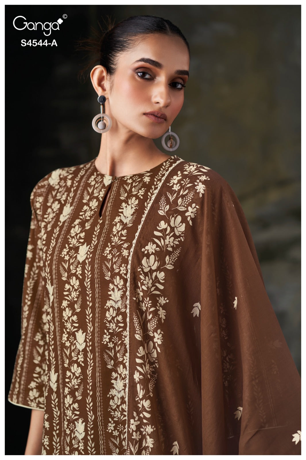 Jeniya 4544 Ganga Cotton Plazzo Style Suits Wholesaler Gujarat