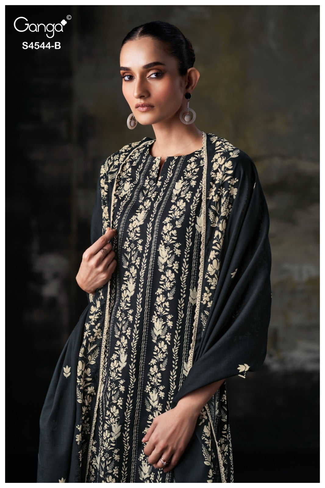 Jeniya 4544 Ganga Cotton Plazzo Style Suits Wholesaler Gujarat