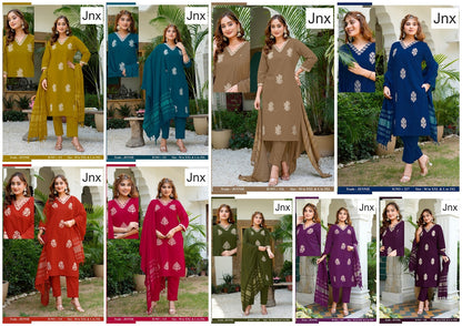 Jennie Jnx Dhabu Cotton Readymade Pant Style Suits Exporter Ahmedabad