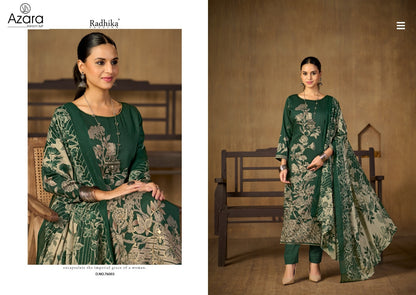 Jennifer Vol 2 Radhika Fashion Azara Zam Cotton Karachi Salwar Suits Exporter India