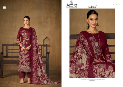 Jennifer Vol 2 Radhika Fashion Azara Zam Cotton Karachi Salwar Suits Exporter India