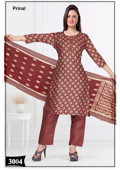 Jenny 1 Prinal Cotton Silk Readymade Pant Style Suits Supplier Gujarat