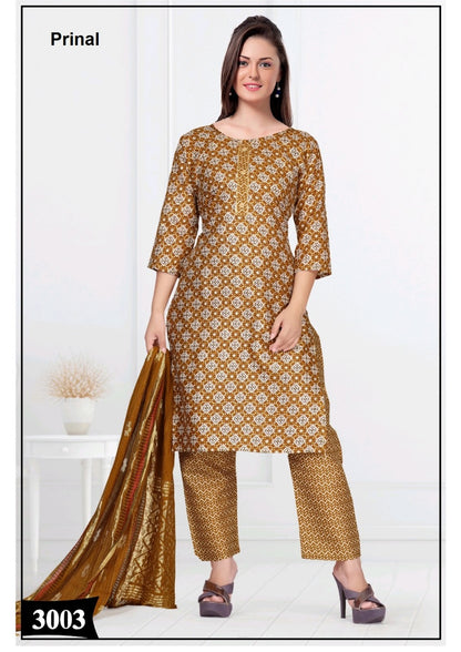 Jenny 1 Prinal Cotton Silk Readymade Pant Style Suits Supplier Gujarat