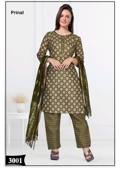Jenny 1 Prinal Cotton Silk Readymade Pant Style Suits Supplier Gujarat