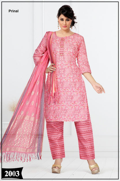 Jenny 2 Prinal Cotton Readymade Pant Style Suits Exporter Gujarat