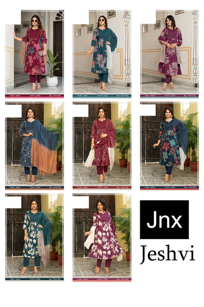 Jeshvi Jnx Vertican Readymade Pant Style Suits Exporter