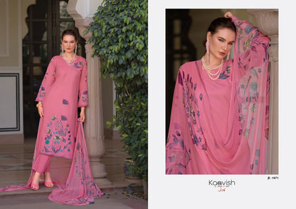 Jesscia 1 Kaavish Pure Lawn Pant Style Suits Exporter Ahmedabad