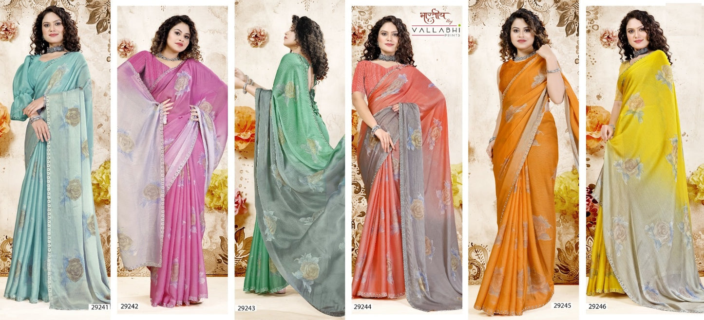 Jessie Vallabhi Prints Brasso Sarees Manufacturer India