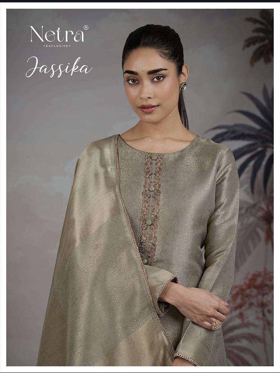 Jessika Netra Premium Bemberg Pant Style Suits Wholesale Rate
