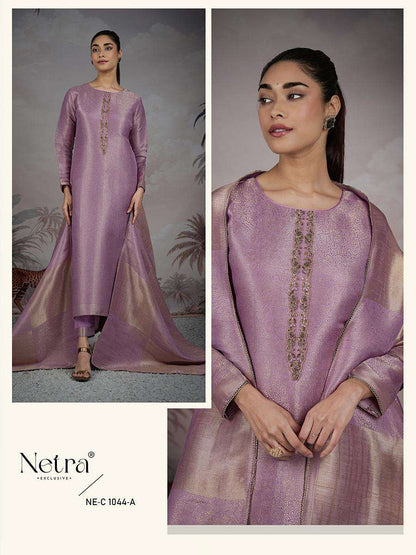 Jessika Netra Premium Bemberg Pant Style Suits Wholesale Rate