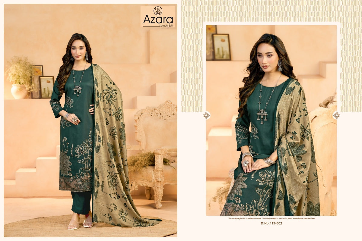 Jessika Vol 3 Radhika Fashion Azara Jam Cotton Karachi Salwar Suits Wholesale Price