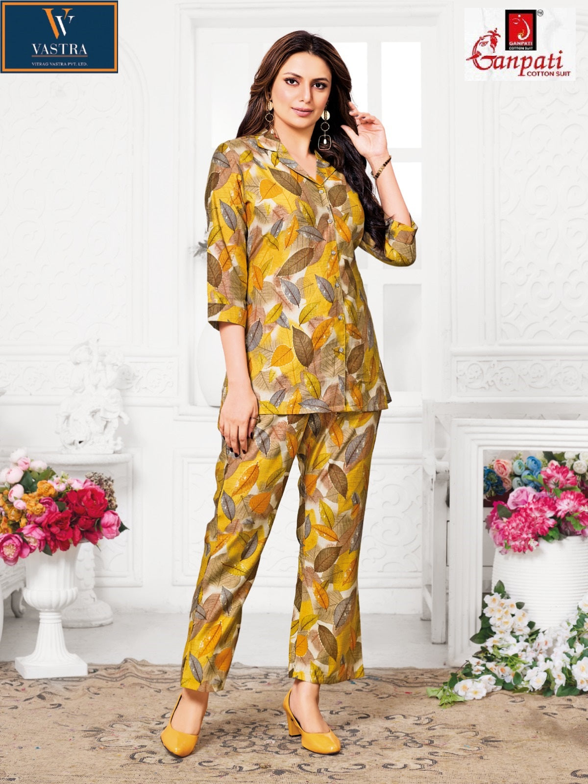 Jewal Vol 2 Vastra Ganpati Cotton Vatican Co Ord Set Manufacturer Ahmedabad