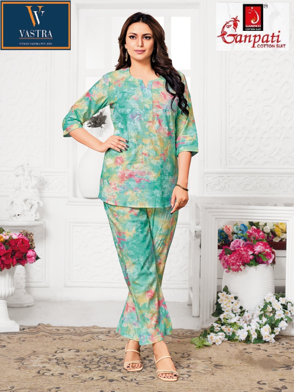 Jewal Vol 2 Vastra Ganpati Cotton Vatican Co Ord Set Manufacturer Ahmedabad