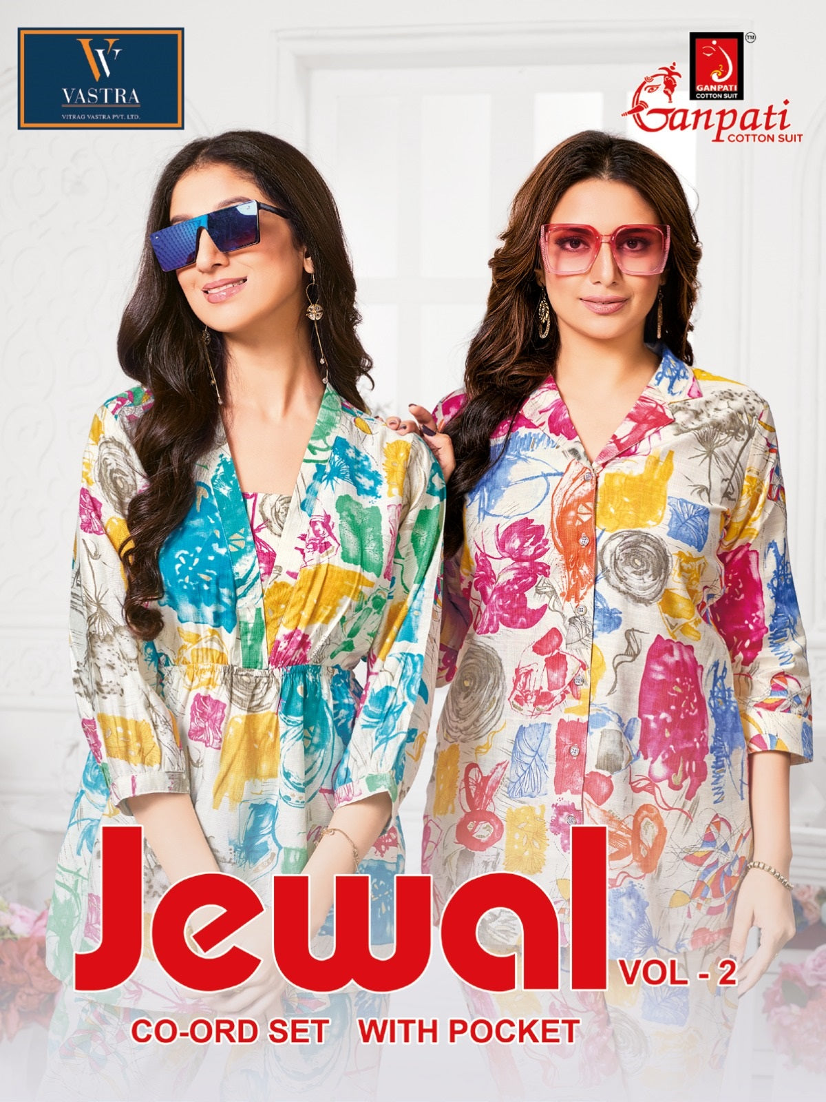 Jewal Vol 2 Vastra Ganpati Cotton Vatican Co Ord Set Manufacturer Ahmedabad