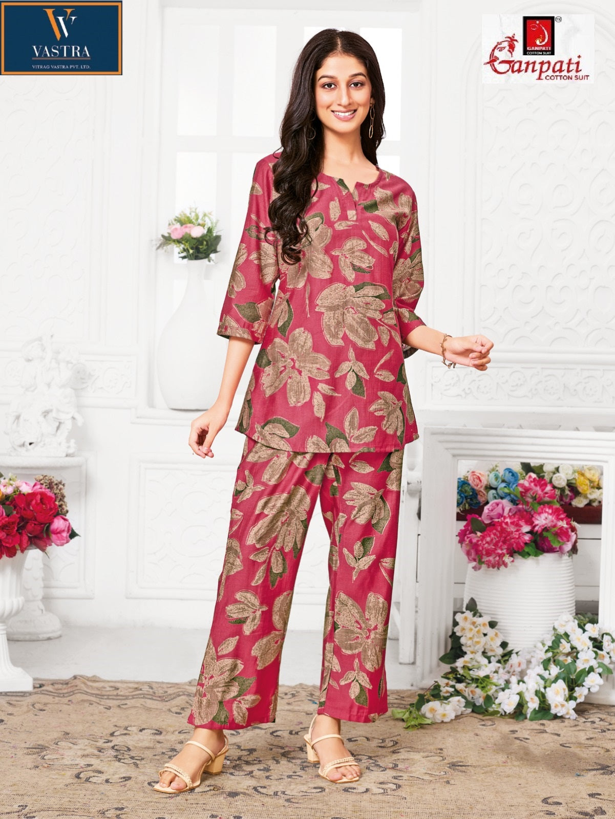 Jewal Vol 2 Vastra Ganpati Cotton Vatican Co Ord Set Manufacturer Ahmedabad