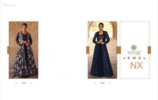 Jewel Nx Sayuri Chinon Silk Crop Top Skirt Jacket Exporter Ahmedabad