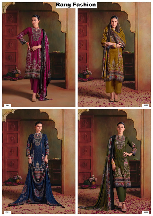 Jewel Rang Fashion Pashmina Suits Wholesale Price