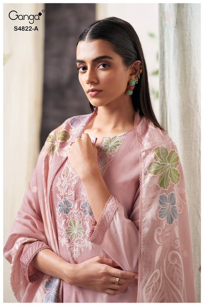 Jezra S4822 Ganga Bemberg Pant Style Suits Exporter