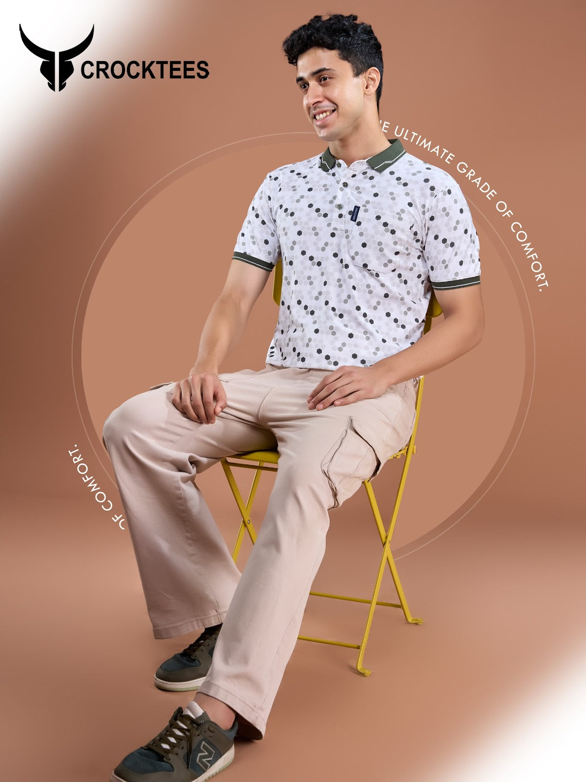 Jh 326 Crocktees Interlock Mens Tshirts Exporter India