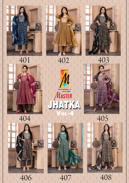 Jhakta Vol 4 Master Capsule Readymade Pant Style Suits Exporter Gujarat
