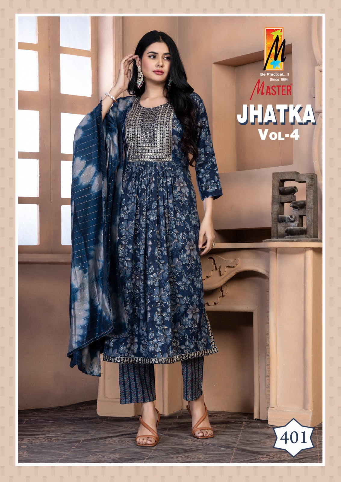 Jhakta Vol 4 Master Capsule Readymade Pant Style Suits Exporter Gujarat