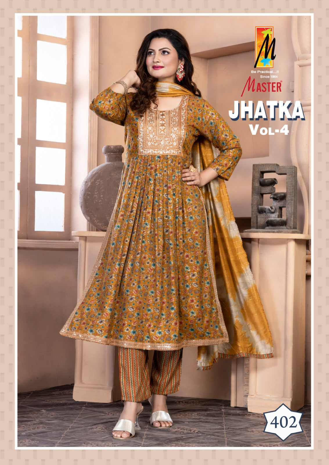 Jhakta Vol 4 Master Capsule Readymade Pant Style Suits Exporter Gujarat